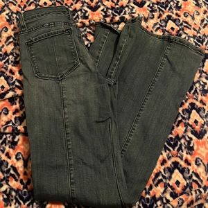 O2 denim jeans flare leg